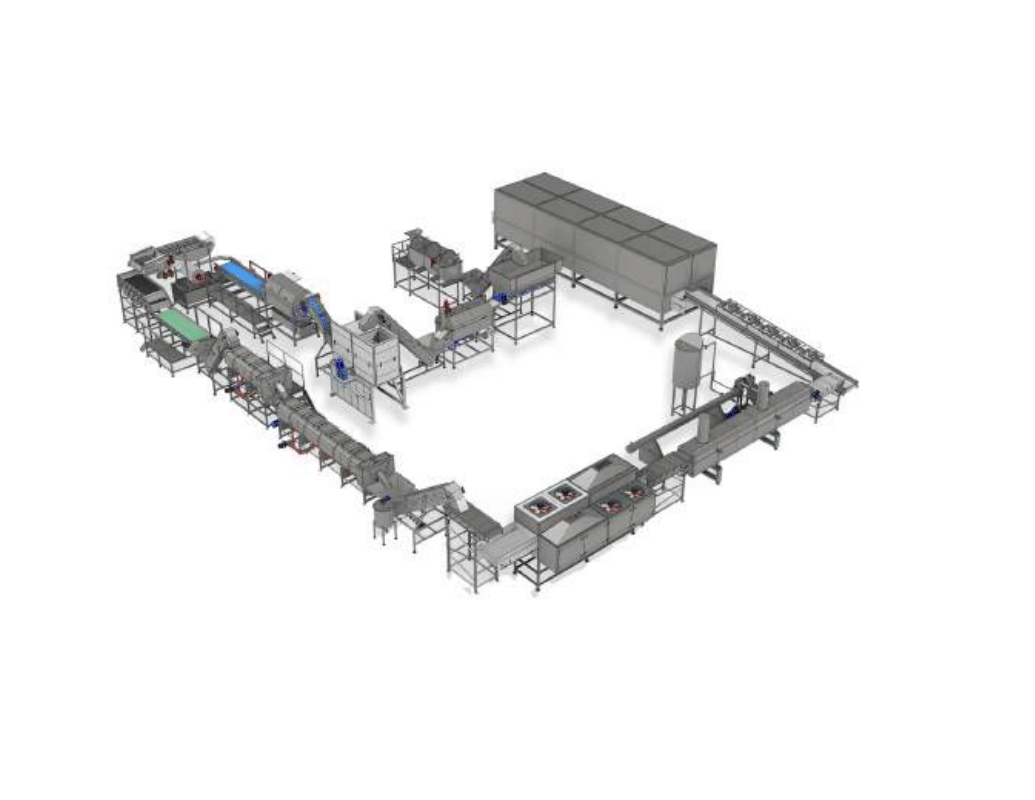 Fried Potato Production Line (Iraq)
•	Capacity: 500 kg/hour.
•	Objective: Establish a production line for fried potatoes.
•	Scope of Work:
o	Investment consulting and financial planning.
o	Production line design using advanced technology.
o	Factory layout design for optimized resource utilization.
o	Localization and adaptation of technology to suit local conditions.
o	Ongoing optimization of the production process for efficiency.
o	Electrical and mechanical engineering for equipment and infrastructure.
o	Financial planning to manage project cash flow.
o	Contractor supervision to ensure timely and quality project delivery.

