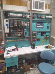 Designed for electrical engineering education and practical experimentation with transformers, generators, alternators, synchronous machines, load systems, and power measurement.